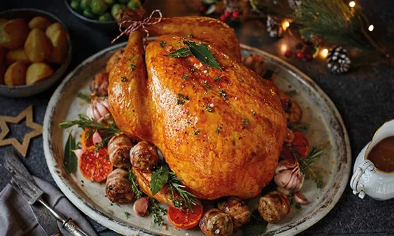 6-7kg Roasted Turkey Packages for Takeaway at Shaza Hotel!