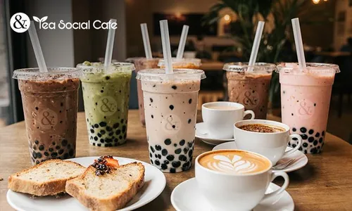 Bubble Tea, Nachos & Sweet Bites at Tea Social Café!