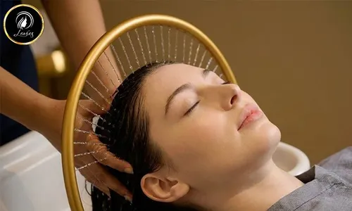 Korean Spa Package: Korean Head Bath with Waterfall Therapy + Head Massage + Facial + Blow-Dry + Hair Treatment at Lavaes Beauty Land!
