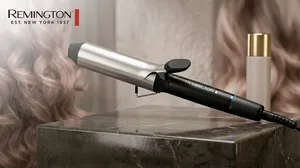Remington Pro Big Curl Titanium Tong – 38mm Barrel | 8 Heat Settings | 30-Sec Heat Up!