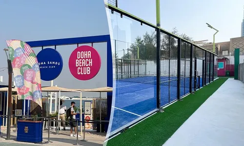 Play Padel by the Beach - Court Rentals with a View at Doha Sands!