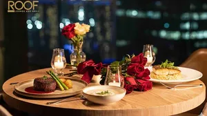 Heartfelt Dinner Set Menu for Two at Roof Lounge & Grill!