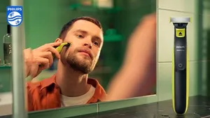 Philips OneBlade Face & Body – Trim, Edge & Shave | IPX7 Waterproof | 45-Min Battery!
