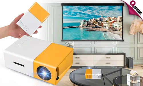 Mini LED Projector! | Qgrabs
