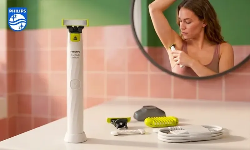 Philips OneBlade Intimate - SkinProtect Blade | 3mm Trimming Comb | 100% Waterproof!