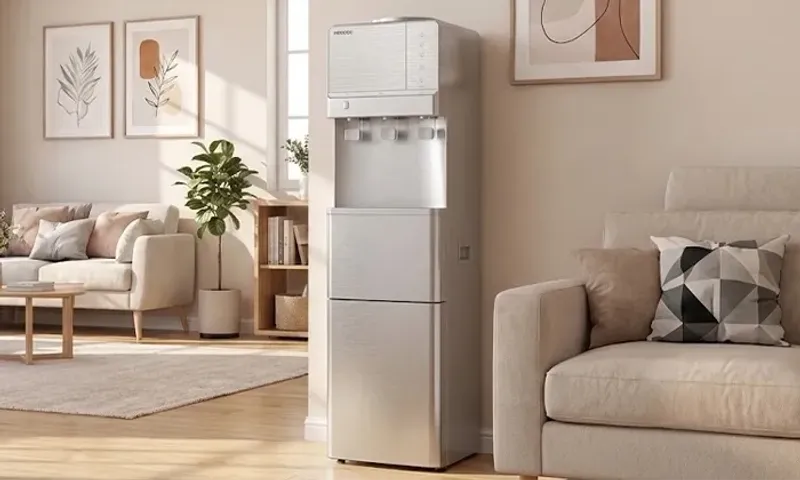 Porodo Lifestyle Water Dispenser & Ice Maker - Hot & Cold | 9 Cubes Per Cycle | 2.8L Cold Tank!
