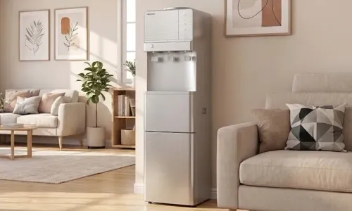 Porodo Lifestyle Water Dispenser & Ice Maker - Hot & Cold | 9 Cubes Per Cycle | 2.8L Cold Tank!