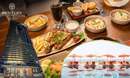 Sun, Swim & Chill: Dining Credit with Pool Access at Bentley Hotel!