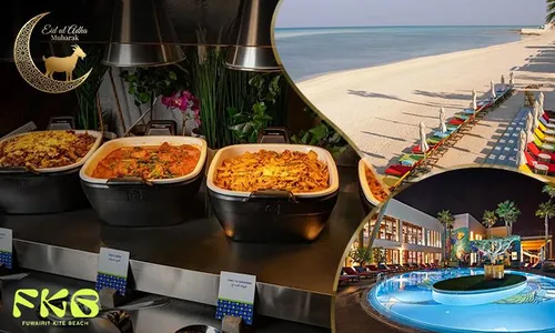 Eid Al Adha Brunch Escape: Buffet & Resort Access at Fuwairit Kite Beach, Tapestry Collection by Hilton!