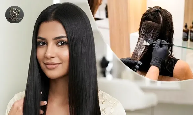 Keratin Treatment + Blow-Dry for Ladies at Simply Beauty Salon!