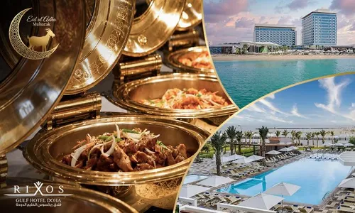 Eid Al Adha Brunch Escape with Pool & Beach Access at Rixos Gulf Hotel Doha!
