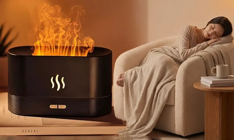 Flame Effect Essential Oil Diffuser!