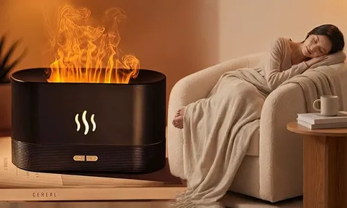 Flame Effect Essential Oil Diffuser!