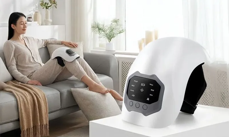 Premium Knee Massager | Pain Relief, Heat & Vibration Therapy