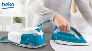 Beko Steam Generator Iron 5.8 Bar - Smart Mode | SteamXtra Soleplate!
