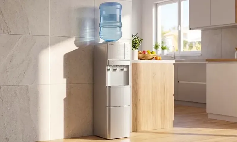 Porodo Lifestyle Water Dispenser & Ice Maker - Hot & Cold | 9 Cubes Per Cycle | 2.8L Cold Tank!