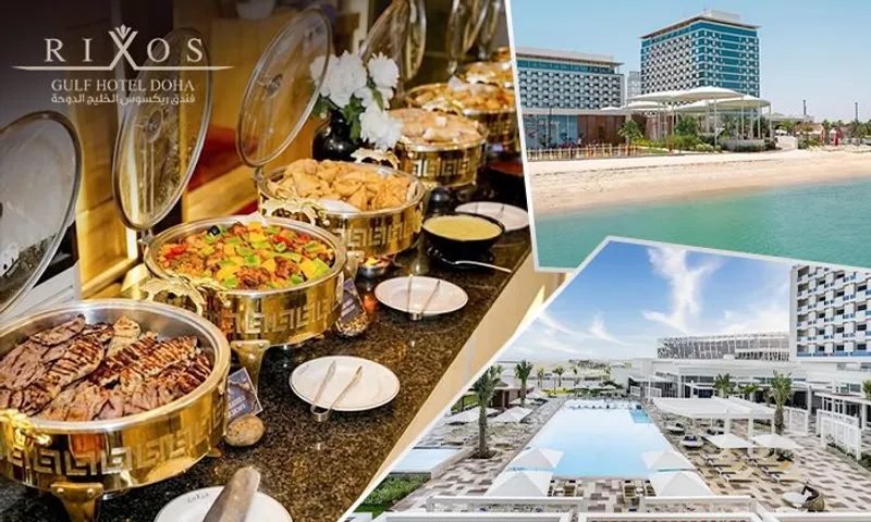 Thursday Barbecue Night & Weekend Brunch with Pool & Beach Access at Rixos Gulf Hotel Doha!