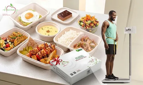 Full-Day Healthy Meal Plan with Nutrition Consultation & BMI Check at Diet Cafe Nutrition Center!