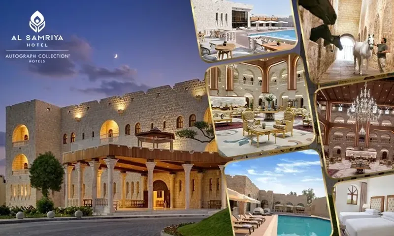 Luxury Staycation with Half OR Full Board, Pool Access, Museum Entry & Farm Tour at Al Samriya, Doha, Autograph Collection!