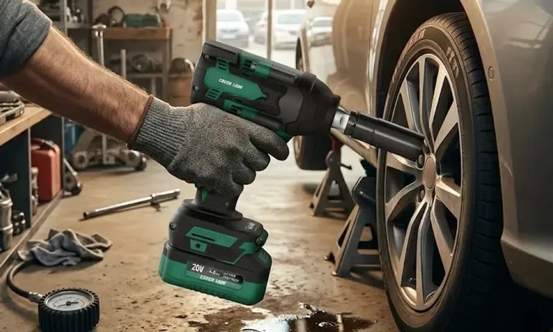Green Lion Cordless Impact Wrench – 600Nm | 3000 IPM | 20V Brushless | 2× 4.0Ah Batteries!