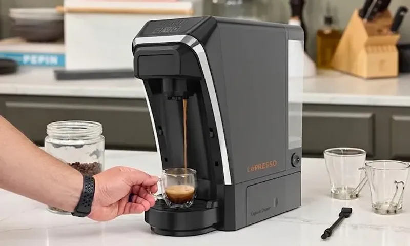 LePresso Multifunctional Capsule Coffee Machine - 19 Bar | Nespresso Compatible | Auto Capsule Ejection!