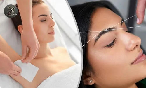 Stay Smooth & Confident with Waxing & Threading for Ladies at Simply Beauty Salon!