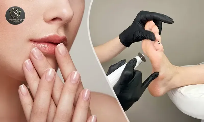 Japanese P-Shine, Russian Mani-Pedi & Smart Pedicure for Ladies at Simply Beauty Salon!