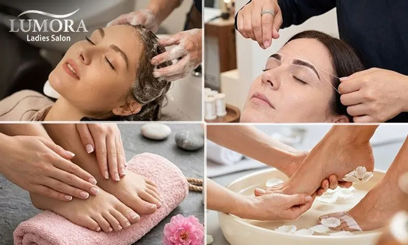 Pick Your Beauty Package: Hair, Skin or Nails at Lumora Ladies Salon!