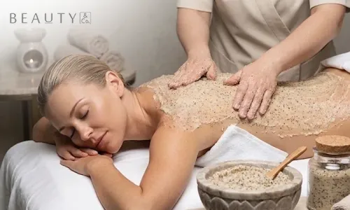Full Body Scrub & Nourishing Pack at Beauty & Co Salon!
