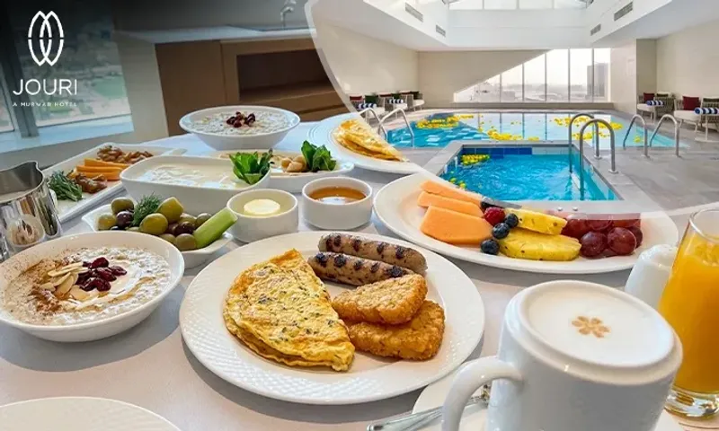 Breakfast Buffet with Indoor Pool, Sauna & Steam Room Access!