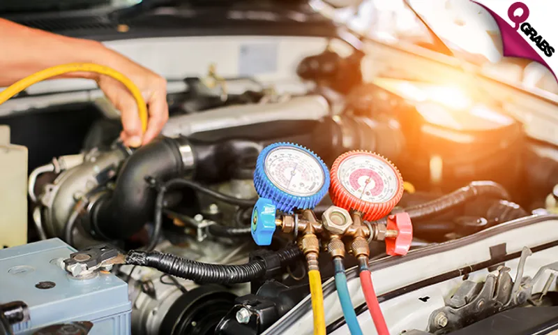 Car AC Gas Services: Check, Refill, Recovery Recharge! Qgrabs