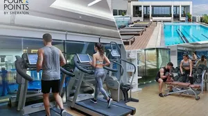 Full Fitness Access: Gym, Cold Plunge, Pool, Jacuzzi & Sauna at Four Points by Sheraton!