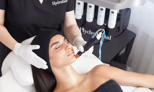 Glow Like Never Before! HydraFacial + BB Glow Combo with LED Mask & Razor Finish!