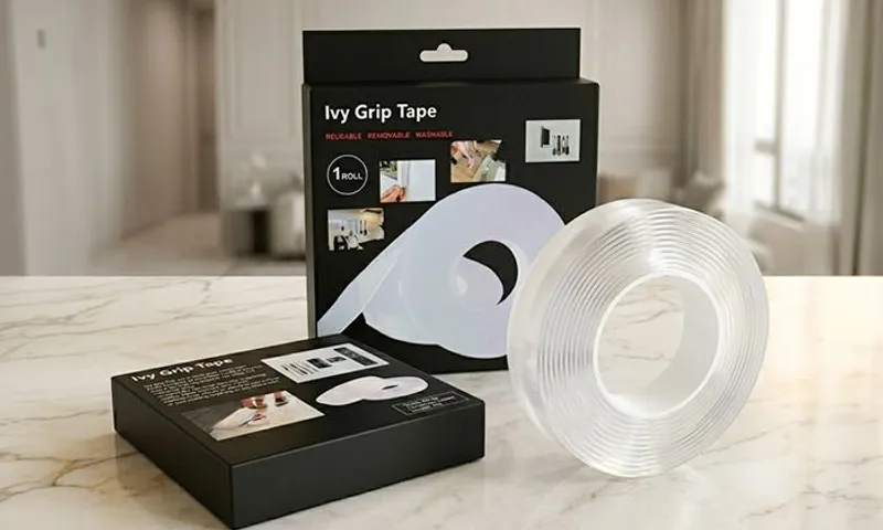 IVY Grip Tape 3m – Reusable & Washable | Heavy-Duty Double-Sided | No Residue!