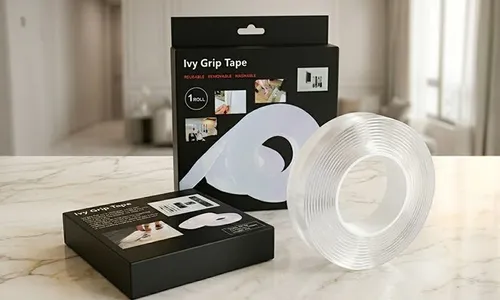IVY Grip Tape 3m – Reusable & Washable | Heavy-Duty Double-Sided | No Residue!