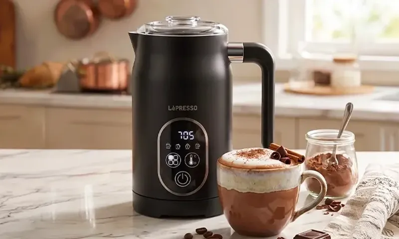 Lepresso Four Froth Milk Frother - 4 Froth Modes | 270ml Heating Capacity | Temperature Control!