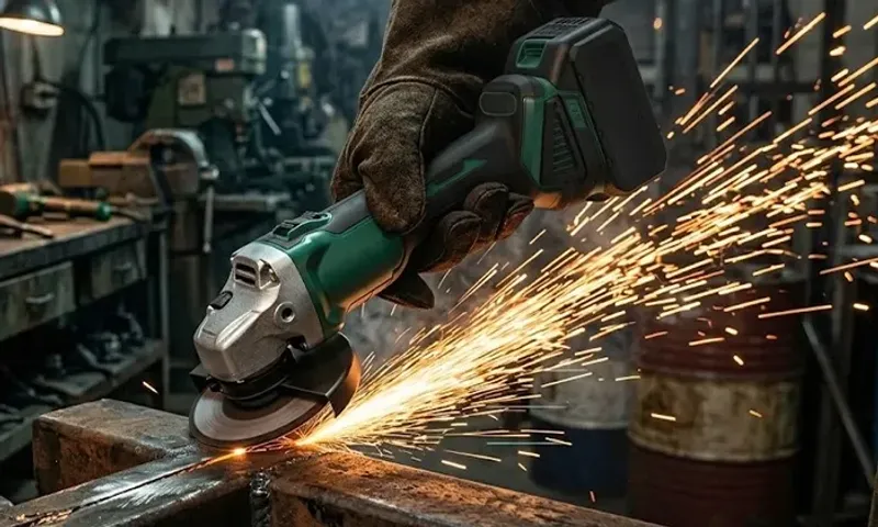 Green Lion GAG-900 Cordless Angle Grinder – 900W | 12,000 RPM | 3-Speed | 2× 21V 4.0Ah Batteries!