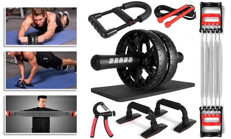 6-in-1 Ultimate Home Workout Set!