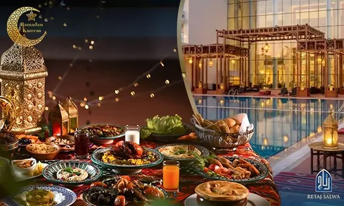 Weekend Ramadan Escape: Iftar Buffet & Pool Access at Retaj Salwa Resort & Spa!