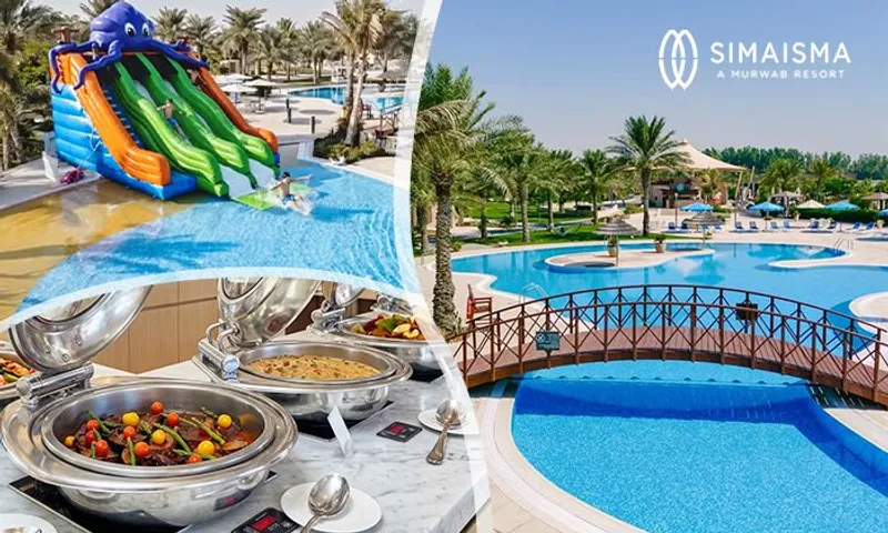 Pool & Beach Day Pass with Weekday Lunch or Weekend Brunch at Simaisma, A Murwab Resort!