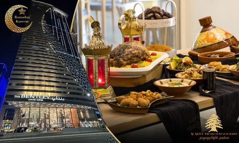 Iftar Buffet at Al Arzeh Premium, Bentley Luxury Hotel!