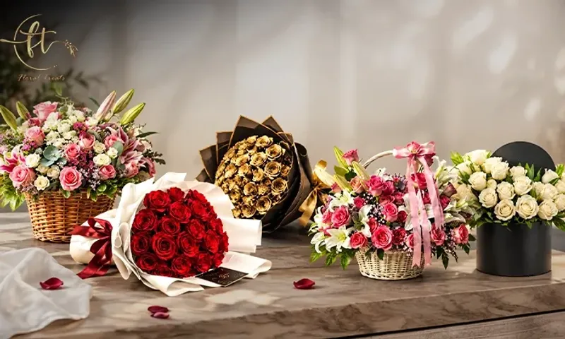 Fresh Flower Bouquets, Boxes & Baskets for Every Occasion from Floral Treats!