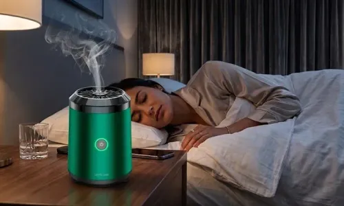 Green Lion Mini Bakhour 2 Electric Incense Burner - Auto-Off | USB-C Charging!