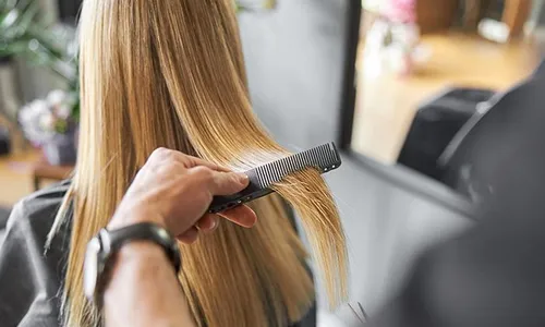 Nano Keratin Hair Straightening Treatment + Hair Trim!