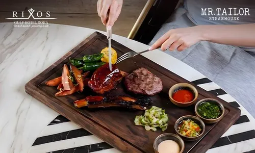 Premium Themed Dining Experience at Mr. Tailor Steakhouse, Rixos Gulf Hotel Doha!