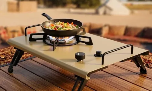 Green Lion GCS-20 Foldable Camping Stove – 4000W | 15kg Max Load | Carry Bag Included!