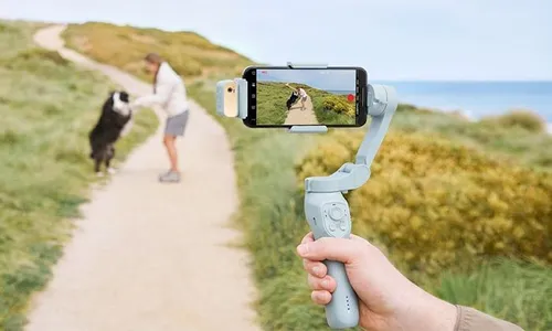 Porodo AI Tracker Gimbal P7C Pro Plus – AI Tracking | Gesture Control | 15-Hour Battery!