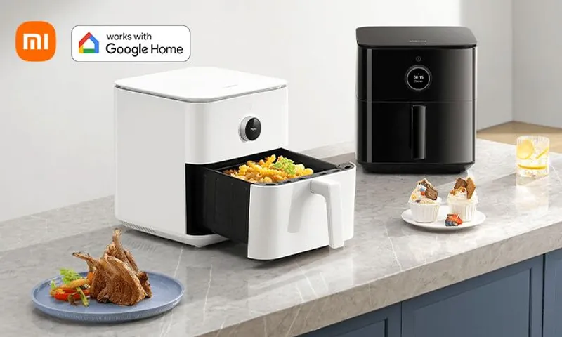 Xiaomi Smart Air Fryer 6.5L – 360° Convection Heating | Mi Home App Control | 12 Preset Modes!