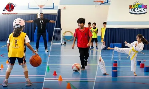 Fun-Filled Summer Camp with Football, Basketball, Taekwondo, Arts & More at 4A Sports Academy!