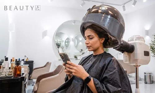 Intensive Organic Hair Rescue & Steam Repair at Beauty & Co Salon!